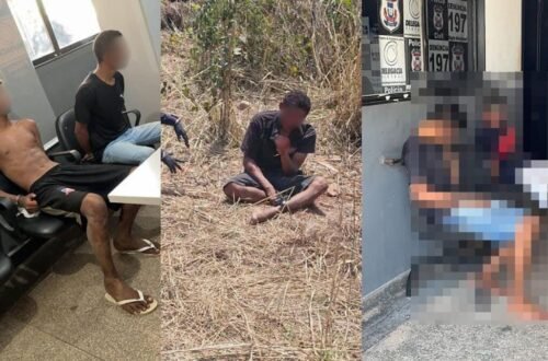 Faccionados são presos pela PM homem é resgatado durante 'Tribunal do Crime'