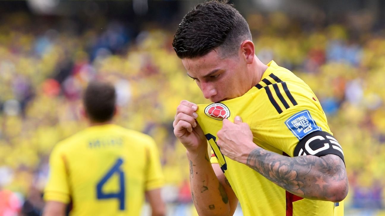 James Rodríguez anuncia aposentadoria da Colômbia e encerra passagem histórica