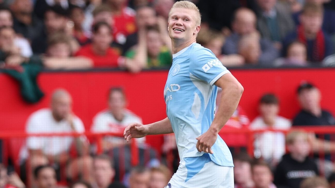 Premier League explica por que gol ‘polêmico’ de Haaland em United x City foi validado
