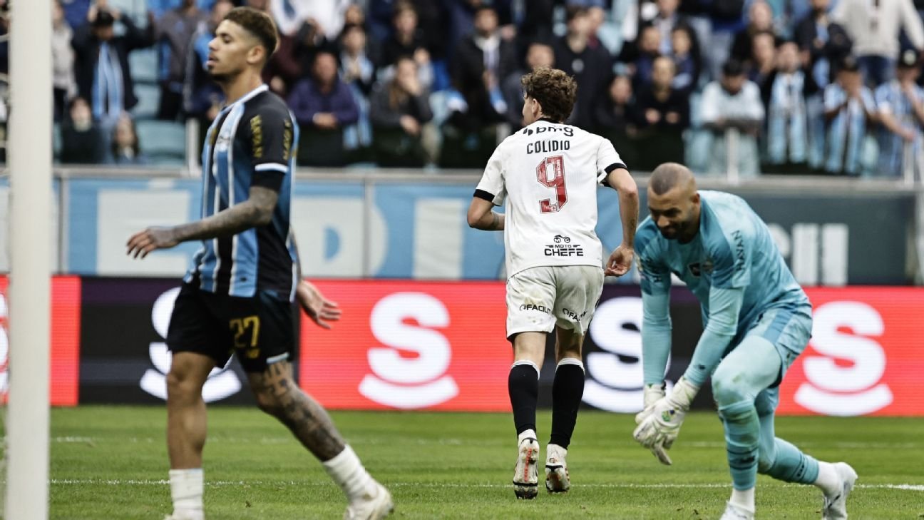 Grêmio e Inter ultrapassam 50% em chances de rebaixamento; veja as probabilidades de Botafogo, Corinthians, Vasco e até São Paulo