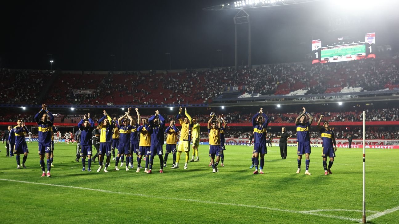 Técnico do Boca, após eliminar São Paulo: ‘Jogamos em um estádio onde se ouviu mais a nossa torcida’