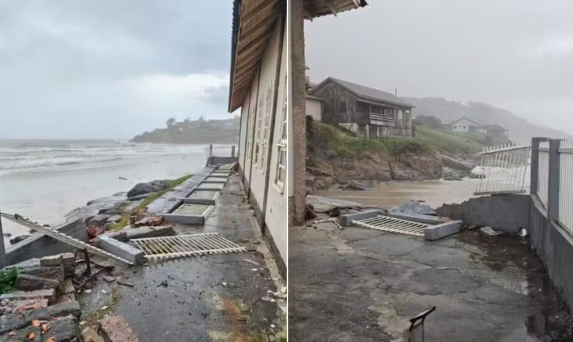 Tsunami meteorológico atinge Santa Catarina pela segunda vez
