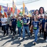 Pivetta reúne 2 mil pessoas em caminhada em Várzea Grande ao lado de Mauro Mendes e Gisela