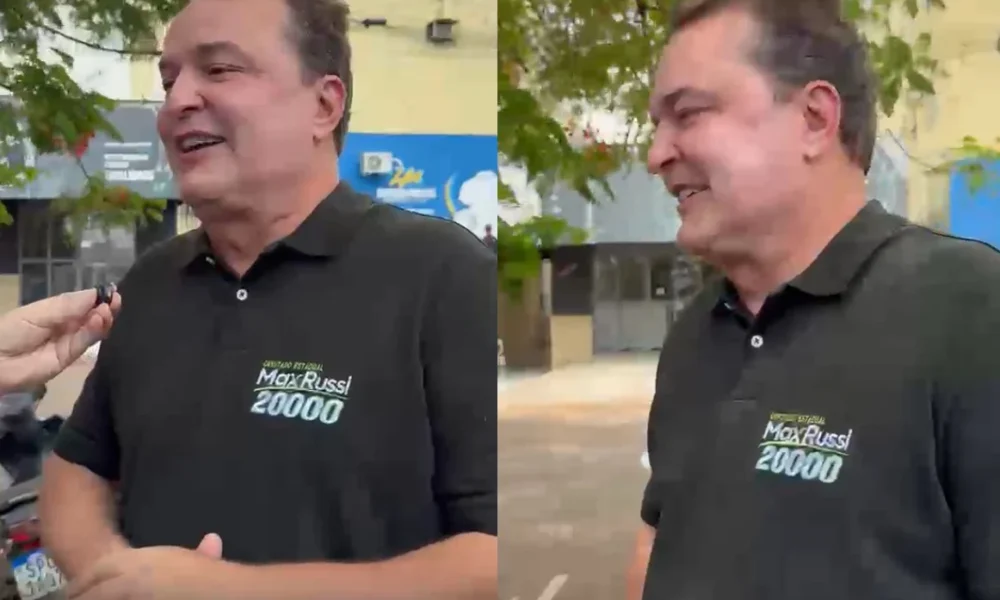 Max Russi vota em Jaciara e espera confirmar desempenho das pesquisas