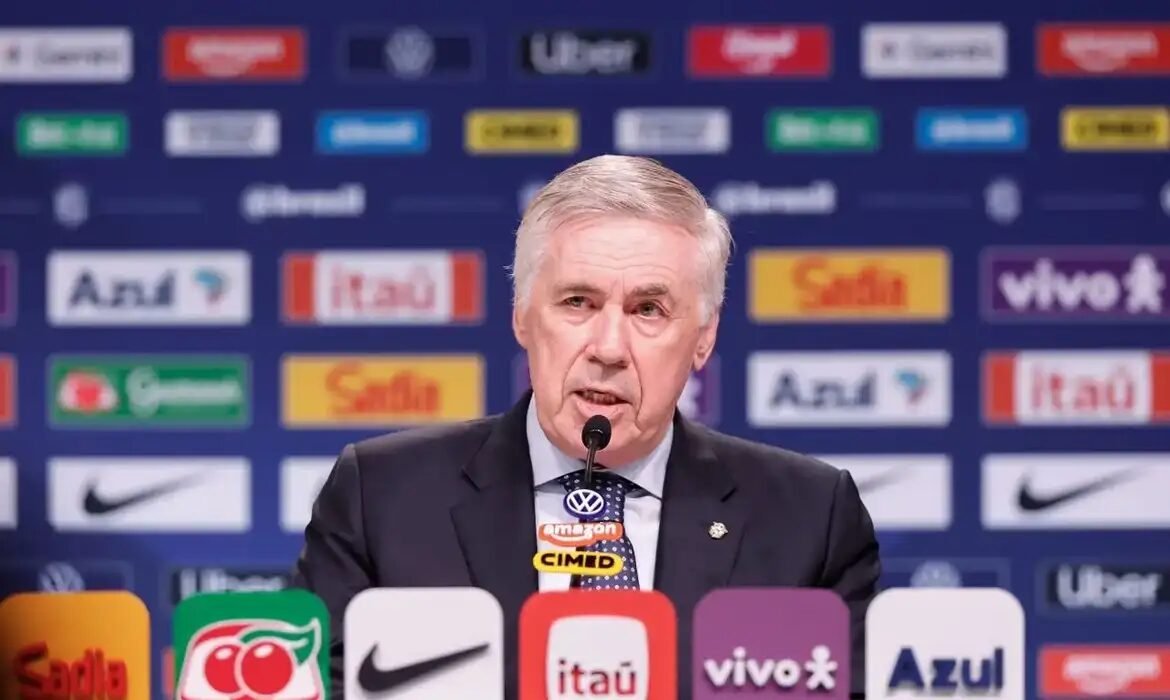 Ancelotti convoca seleção brasileira para amistosos de novembro