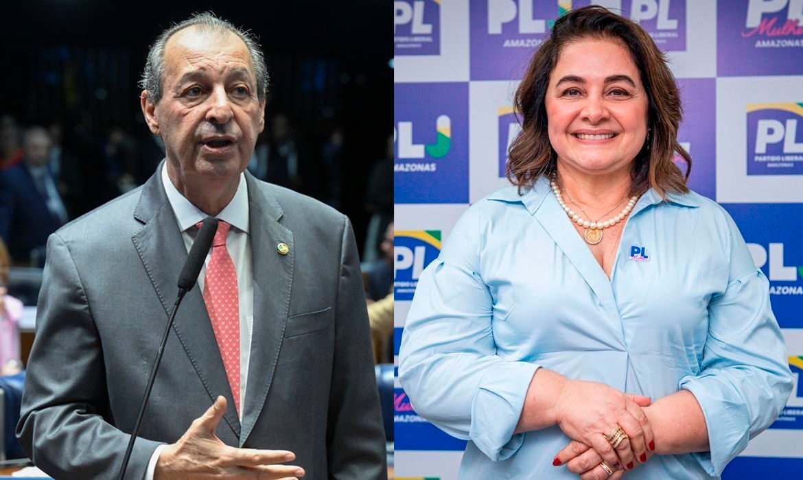 Amazonas terá segundo turno entre Omar Aziz e Professora Maria do Carmo