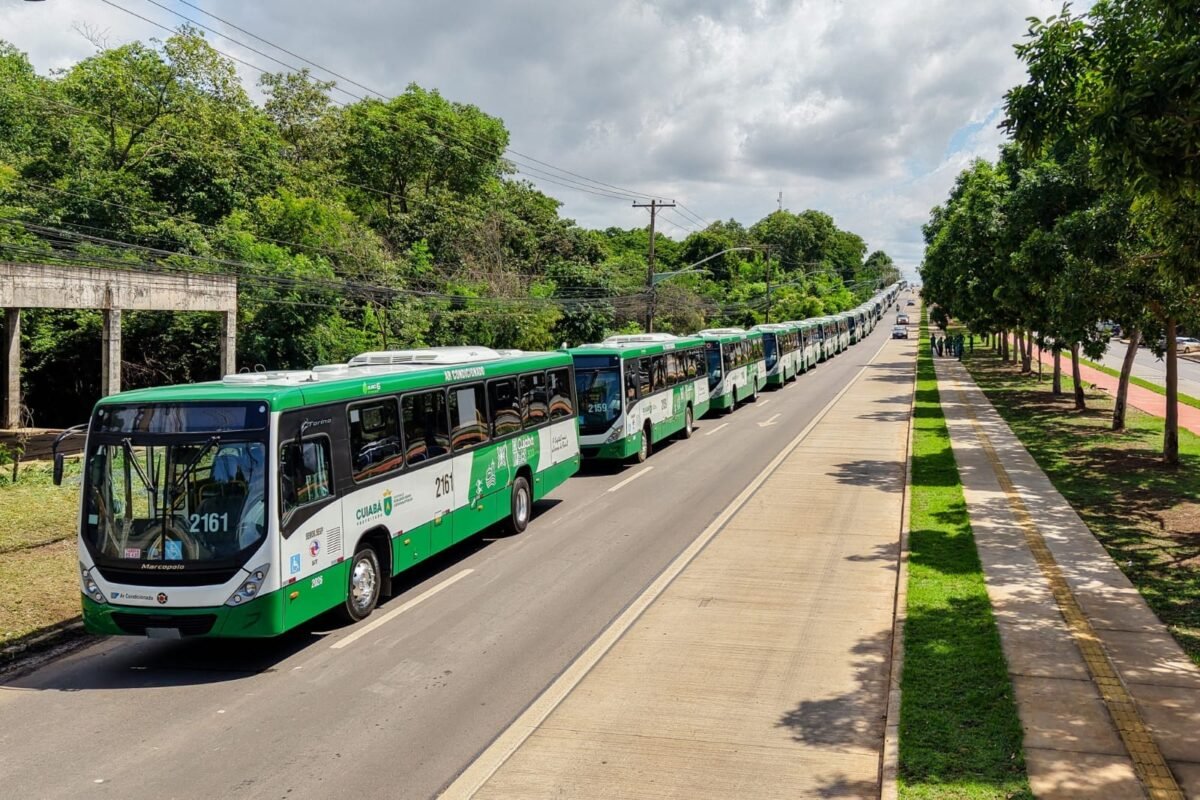 Cuiabá garante passe livre nos ônibus com frota total nas eleições