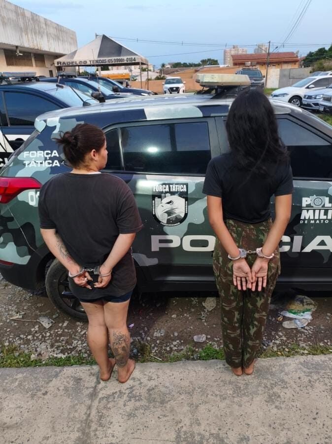 Duas mulheres são presas após sargento da PM ser baleado em motel de Cuiabá