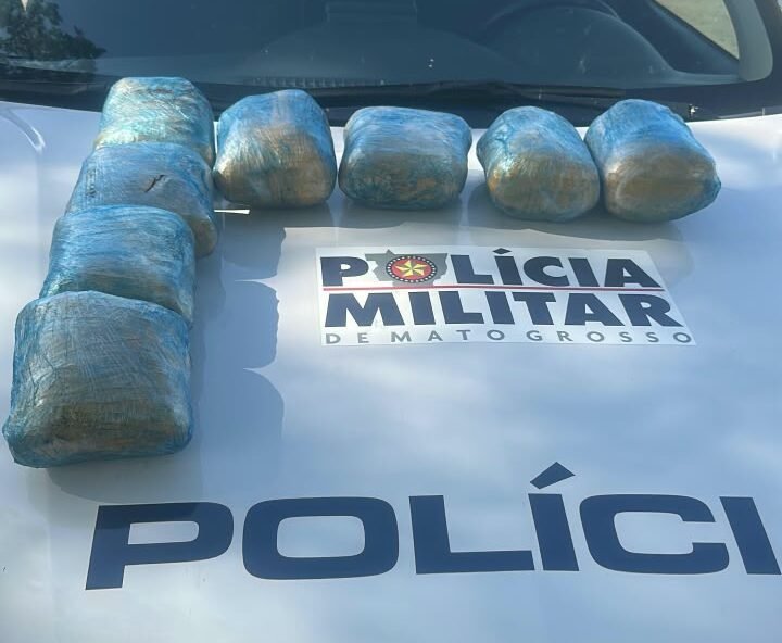 Mulher é presa em ônibus interestadual com 25 quilos de skank em rodovia de MT