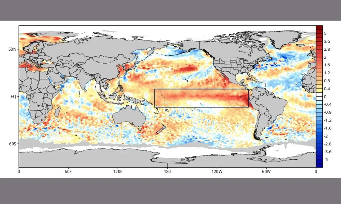 El Niño pode ser um dos mais fortes desde 1950, aponta boletim do Inpe