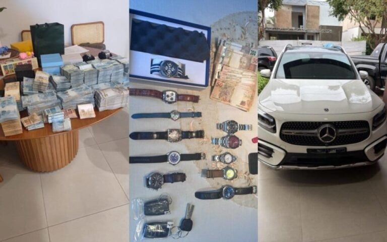 PF apreende R$ 4,3 milhões, 167 relógios, 31 veículos e 16 armas de fogo com alvos de operação no TCE
