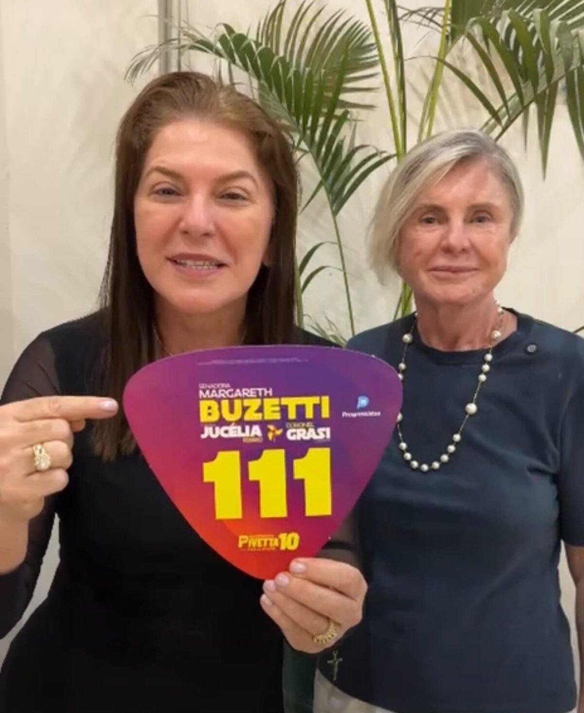 Rosana Martinelli apoia Margareth Buzetti ao Senado no norte de MT