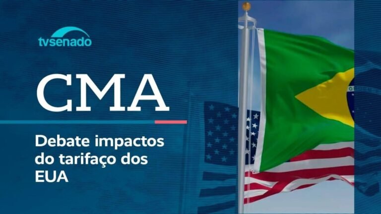 Vídeo: Ao vivo: CMA debate efeitos do tarifaço dos EUA sobre o Brasil - 22/10/26