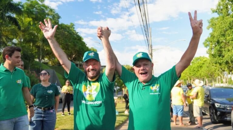 Wellington encerra campanha com mega carreata pelas principais avenidas de Cuiabá