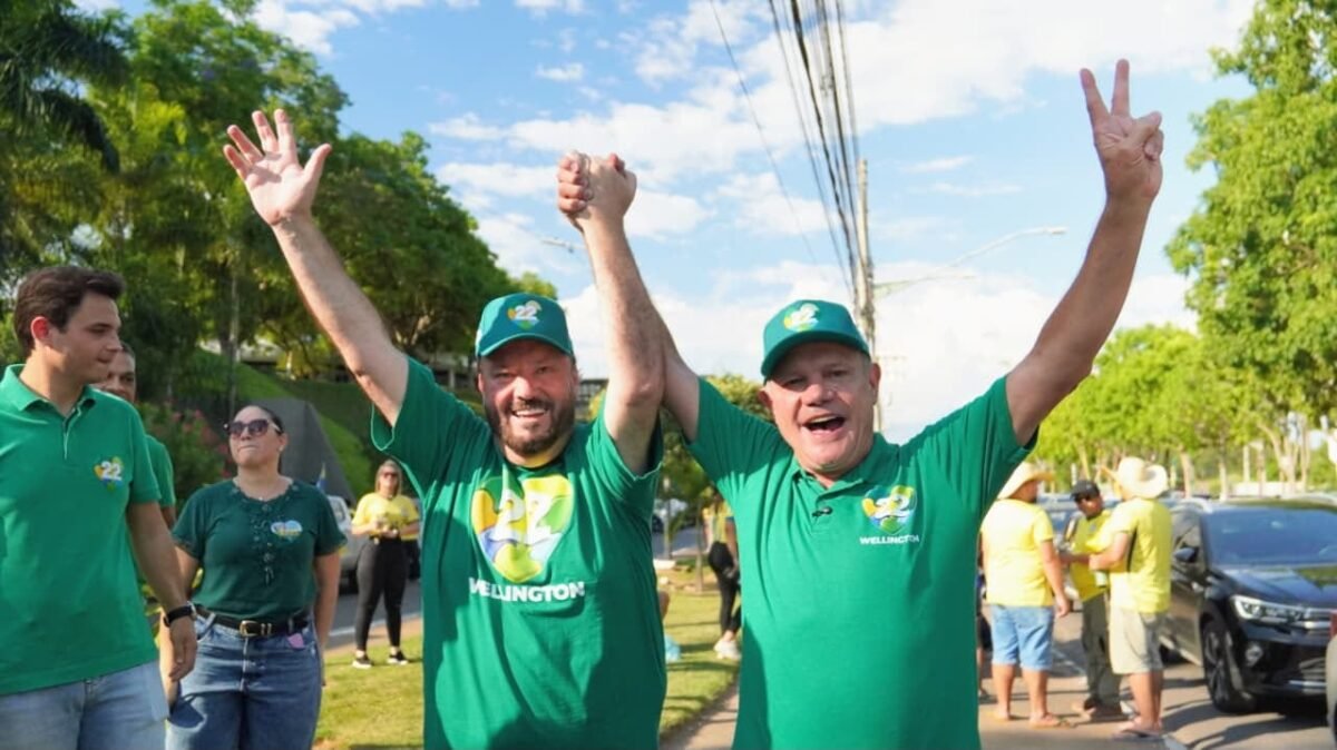 Wellington Fagundes encerra campanha com carreata em Cuiabá