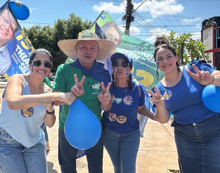 Wellington reúne centenas em caminhada e carreata no último dia de campanha eleitoral